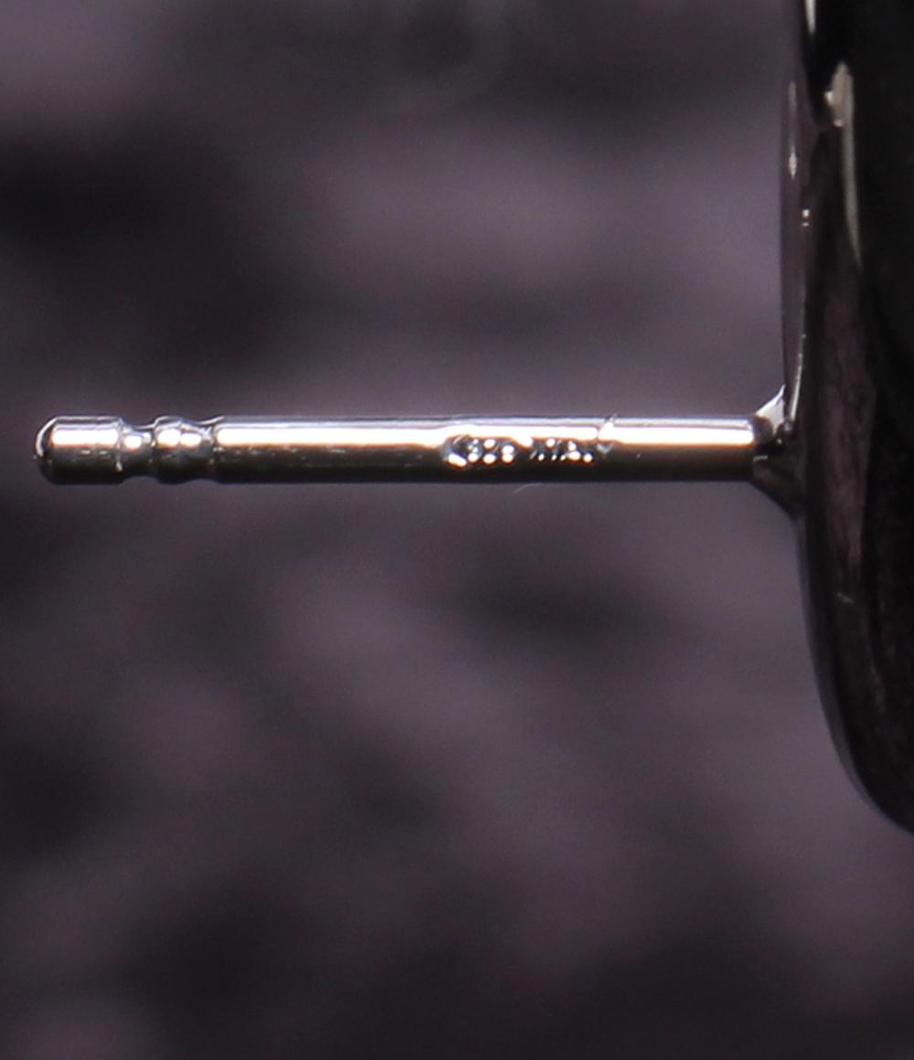 美品 エムエムシックス ピアス SV925 フープ レディース MM6