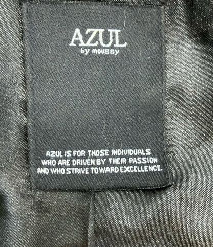 訳あり マウジー シングルライダースジャケット レディース SIZE S MOUSSY