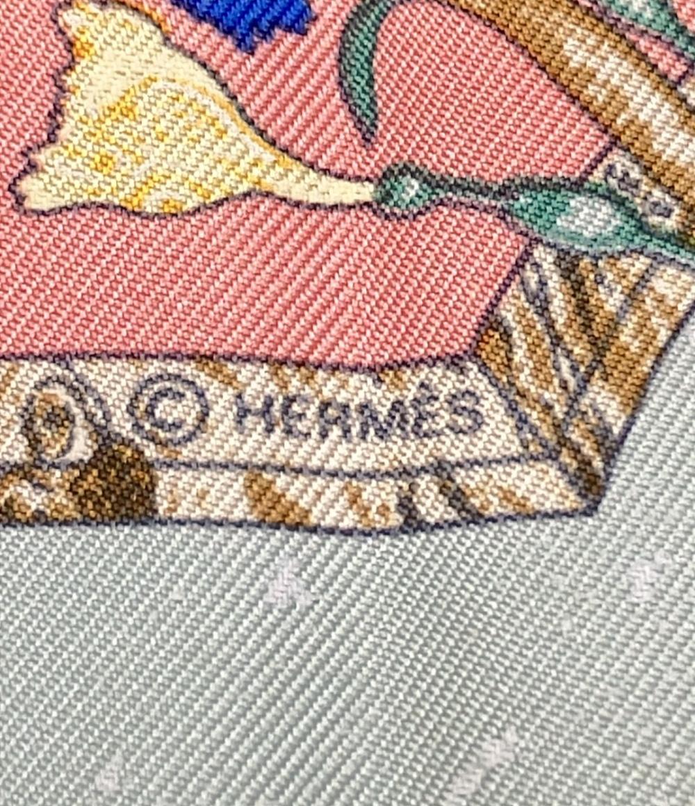HERMES スカーフ シルク100% カレ45 Pierres d' Orient et d' Occident レディース エルメス