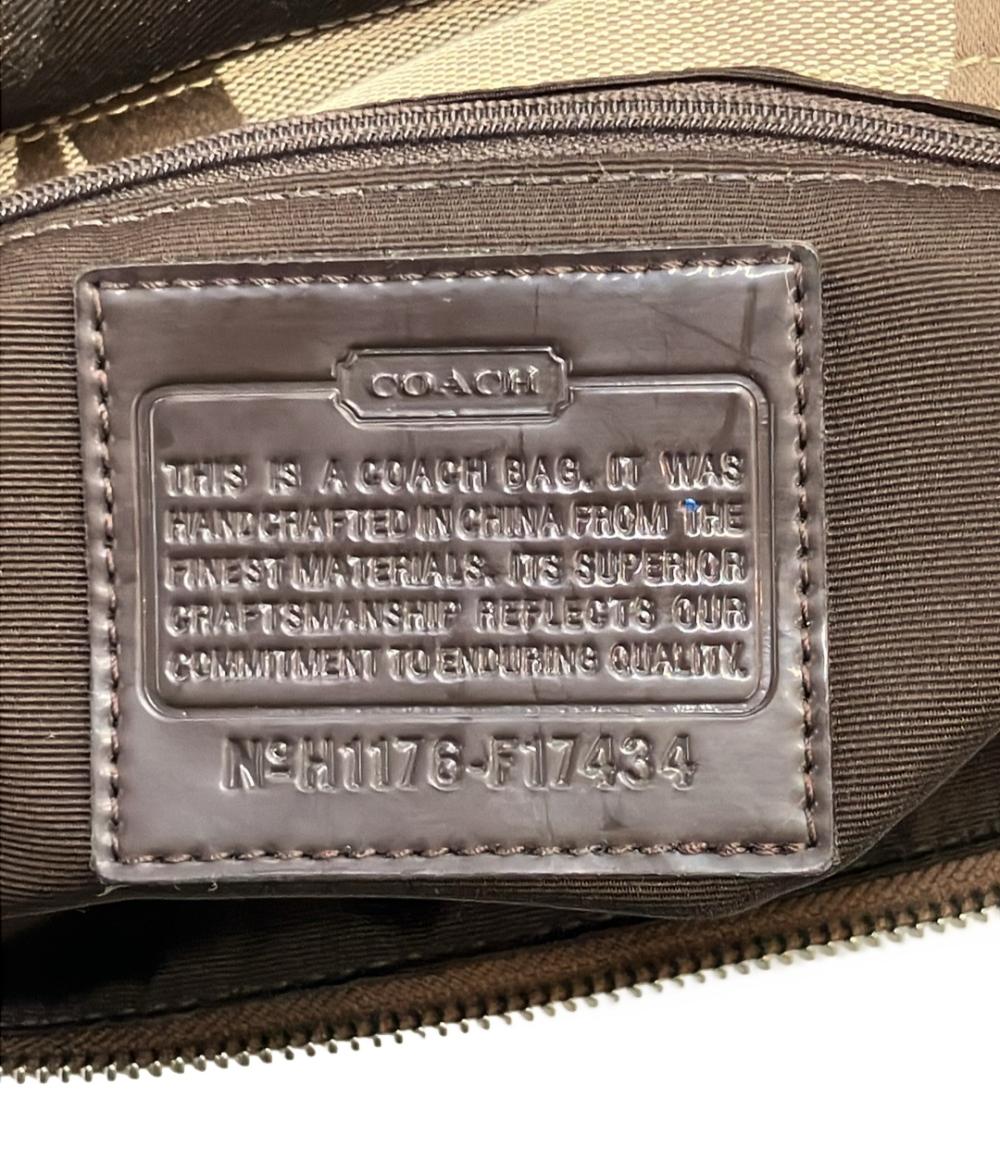COACH ショルダーバッグ 肩掛け レザー キャンバス F17434 レディース コーチ