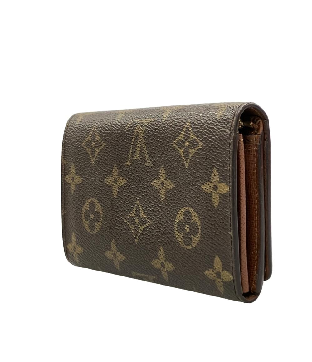 LOUIS VUITTON 二つ折り財布 ポルトモネ ビエ トレゾール モノグラム