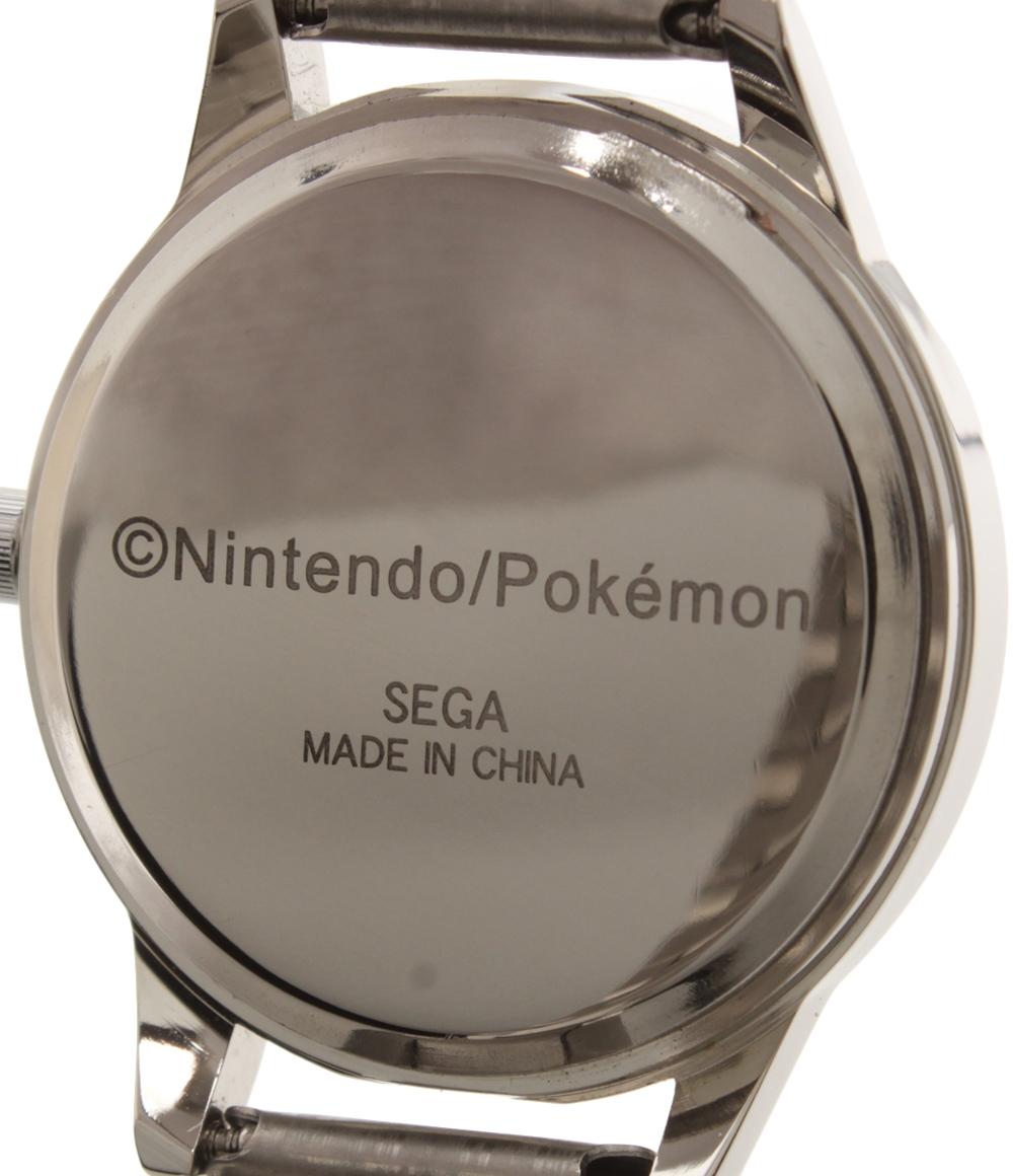 美品 腕時計 サン＆ムーン ポケットモンスター クオーツ ピンク レディース メンズ