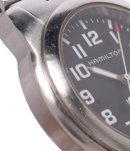 HAMILTON 腕時計 カーキ クオーツ ブラック 6309 メンズ ハミルトン