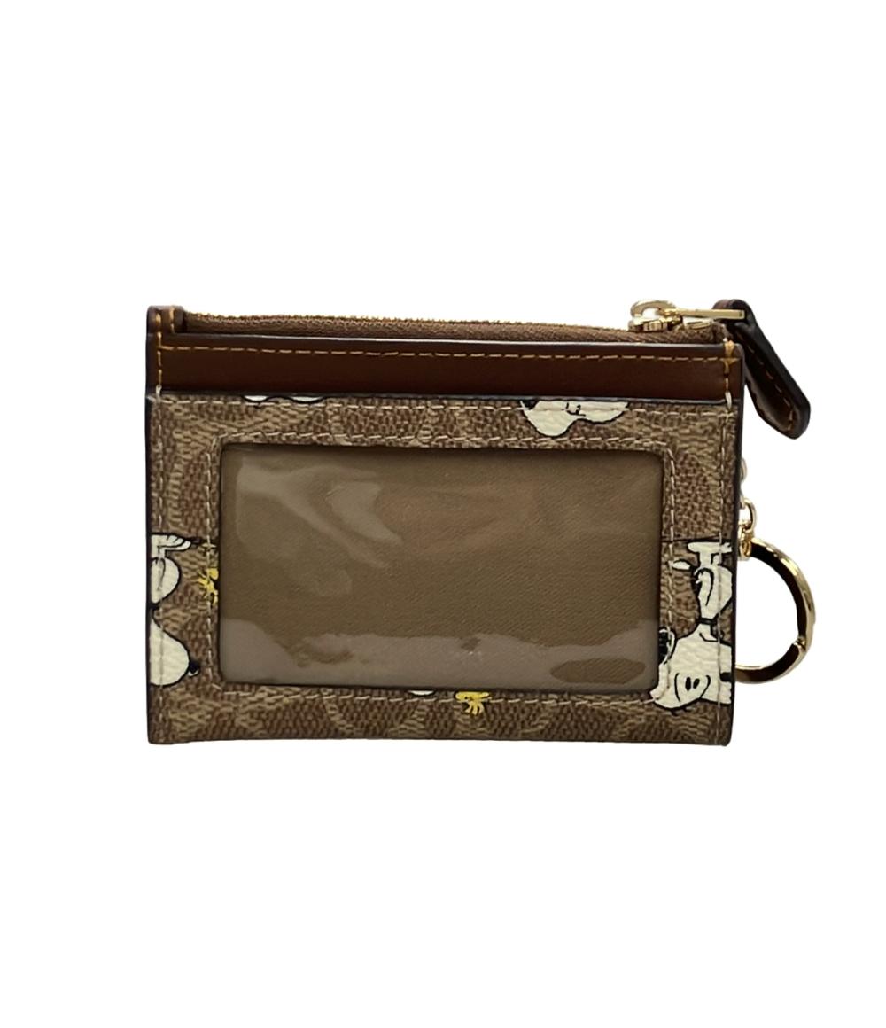 美品 COACH PEANUTS パスケース キーリング付き CBT14 レディース コーチ ピーナッツ