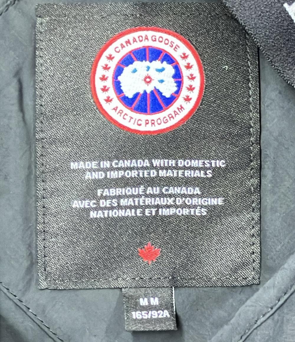 美品 カナダグース ノーカラーロングダウンジャケット アウター コート メンズ SIZE M CANADA GOOSE