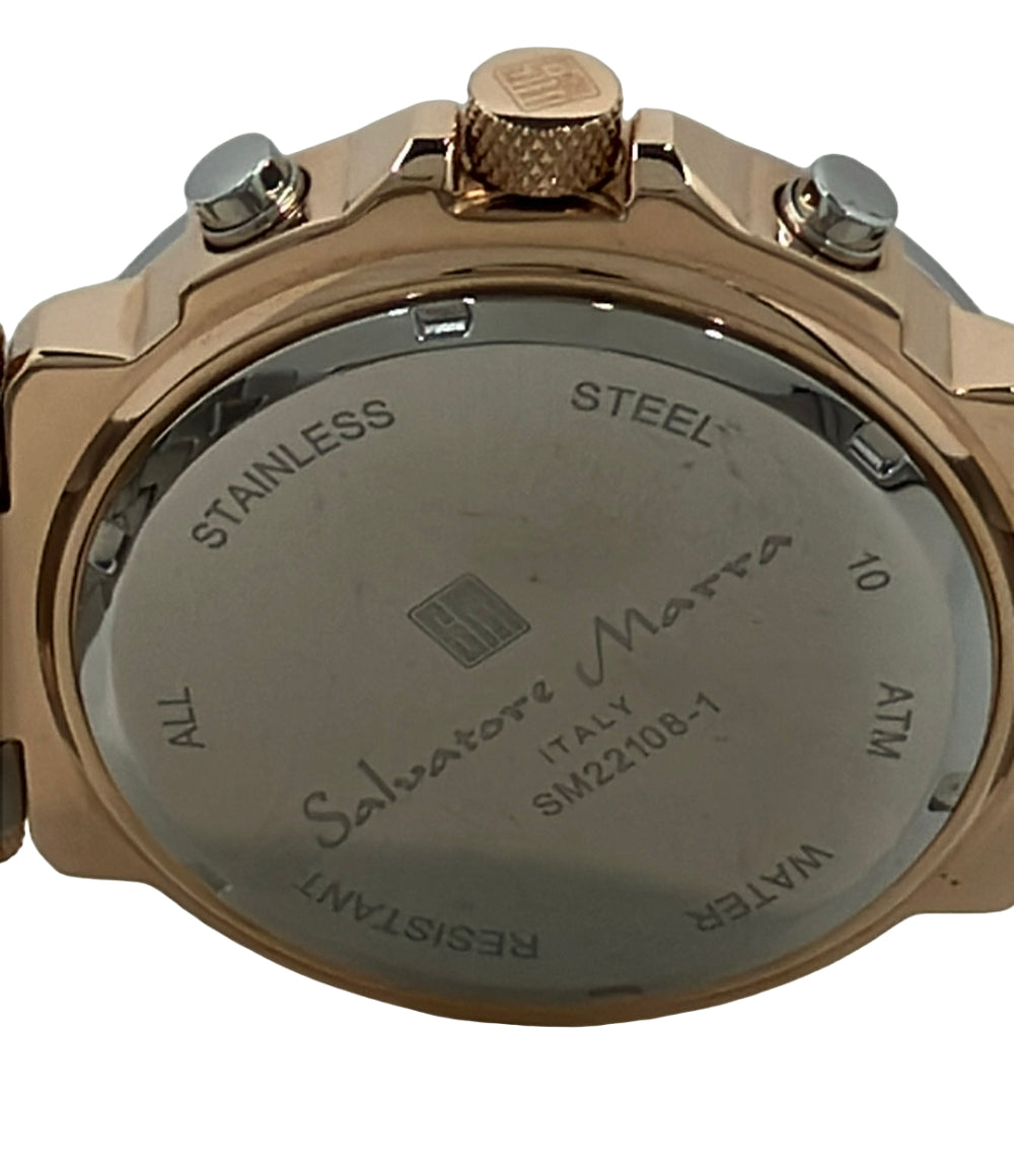 Salvatore Marra 腕時計 クオーツ SM22108 メンズ サルバトーレマーラ