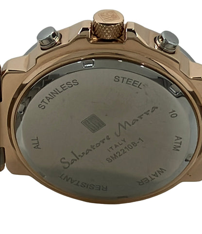 Salvatore Marra 腕時計 クオーツ SM22108 メンズ サルバトーレマーラ