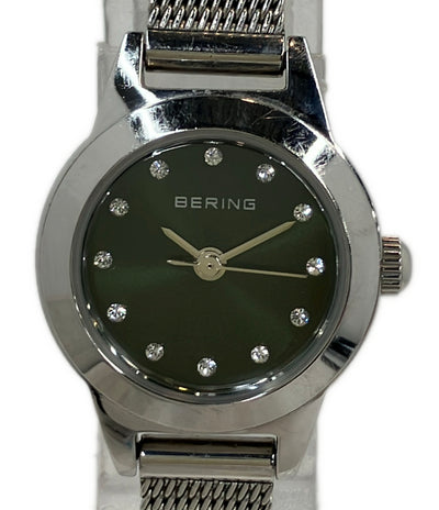 BERING 腕時計 Changes Leather&Mesh クオーツ ブラック 11119-509 レディース ベーリング