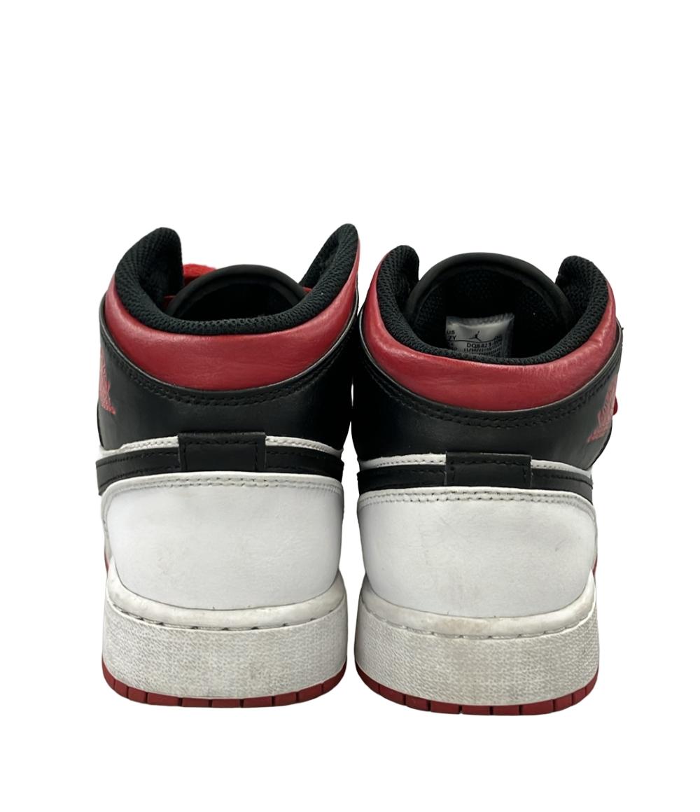 Air Jordan NIKE ハイカットスニーカー GS エアジョーダン1 ミッド DQ8423-106 レディース SIZE 25.0 エアジョーダン ナイキ