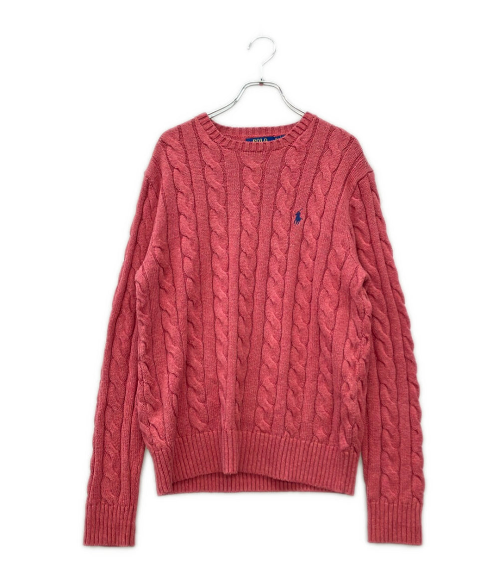 POLO RALPH LAUREN 長袖 ケーブル ニット レディース SIZE XS ポロ・ラルフローレン