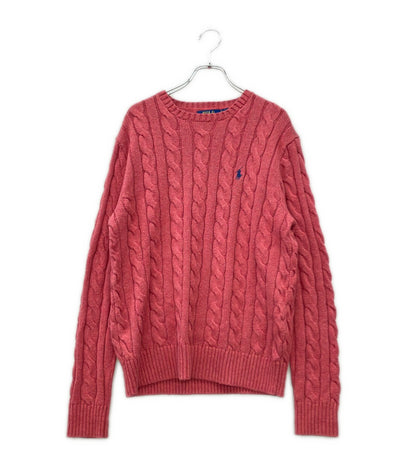 POLO RALPH LAUREN 長袖 ケーブル ニット レディース SIZE XS ポロ・ラルフローレン
