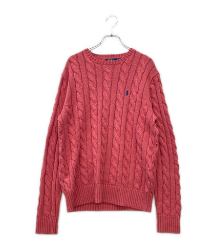 POLO RALPH LAUREN 長袖 ケーブル ニット レディース SIZE XS ポロ・ラルフローレン