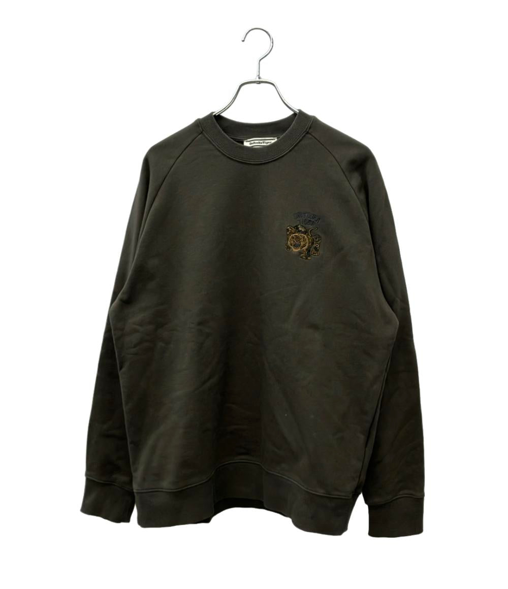 ONITSUKA TIGER スウェットシャツ 虎刺繍 SWEAT TOP 2183B537 メンズ SIZE M オニツカタイガー
