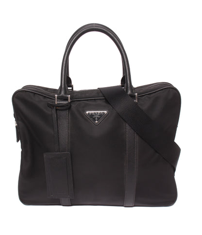 PRADA 2WAY ビジネスバッグ ブリーフケース ショルダーバッグ 斜め掛け 2VE871 メンズ プラダ