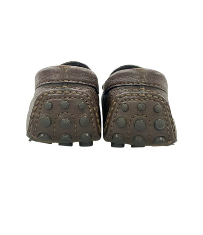 LOUIS VUITTON ドライビングシューズ モノグラム フラワーチャーム レディース SIZE 38 1/2 ルイ・ヴィトン