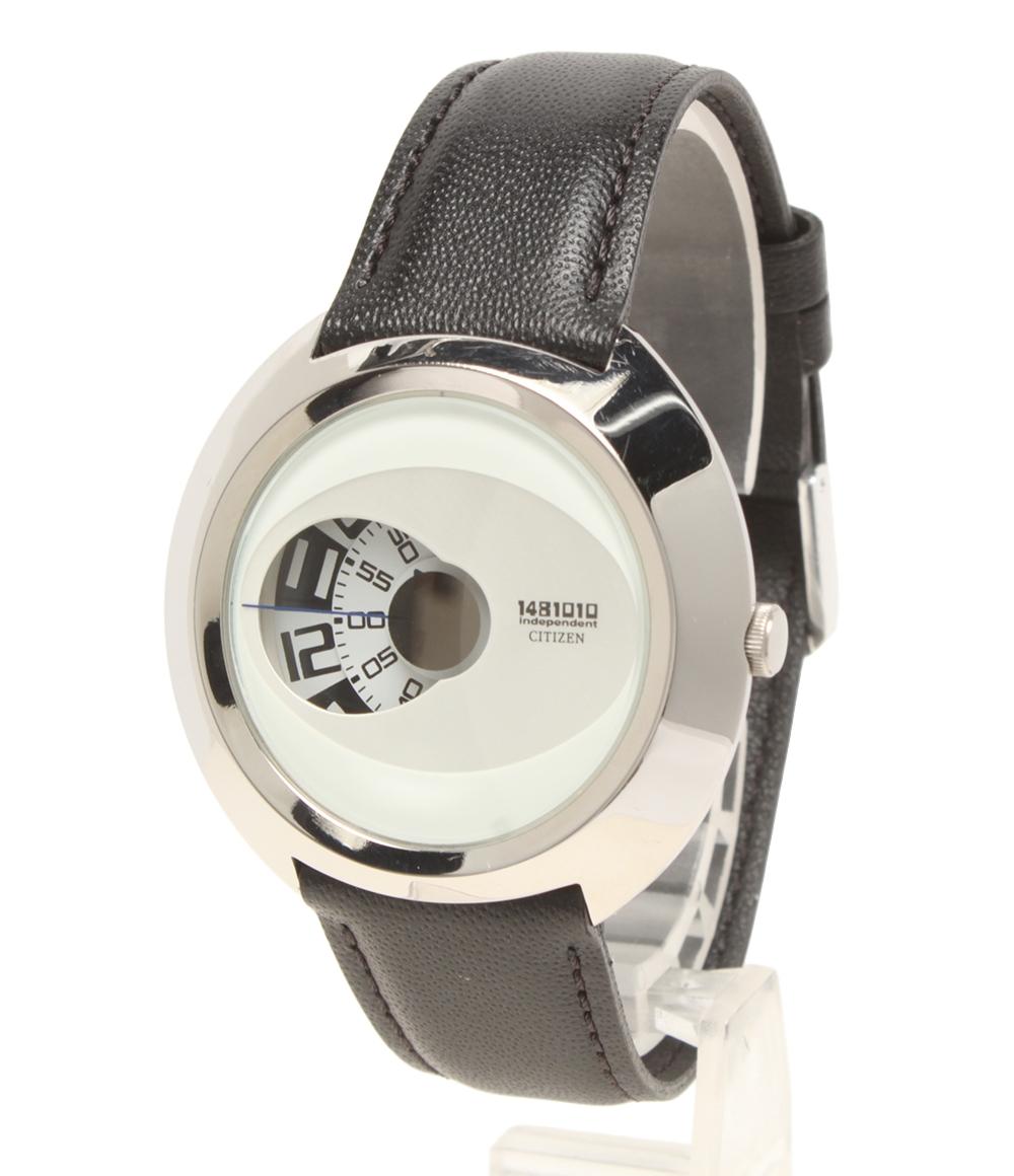 美品 CITIZEN 腕時計 インディペンデント クオーツ 6038-L16274 メンズ