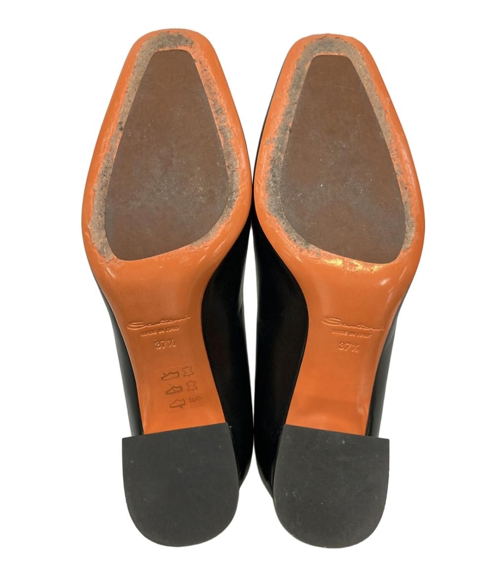 サントーニ チャンキーヒールパンプス 56731 レディース SIZE 371/2 (L) Santoni