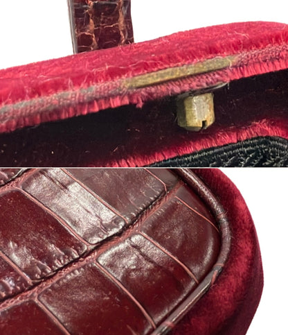PRADA ハンドバッグ クロコ型押し B7592 レディース プラダ