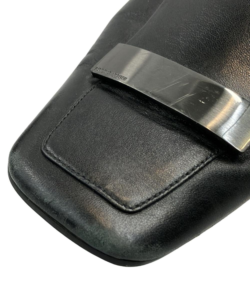 Sergio Rossi フラットシューズ レザースリッパ メンズ SIZE 9 (L) セルジオロッシ