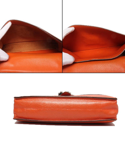 エルメス ビジネスバッグ ブリーフケース □I刻印 シルバー金具 サックアデペッシュ27 メンズ HERMES