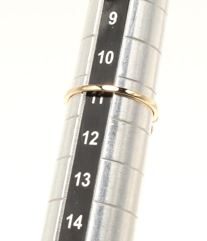 美品 タサキ リング 指輪 K18 パール ダイヤ0.01ct レディース SIZE 11号 TASAKI