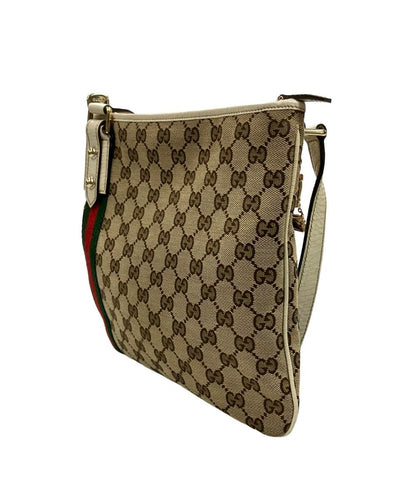 GUCCI ショルダーバッグ 斜め掛け GGキャンバス 144388 001018 レディース グッチ