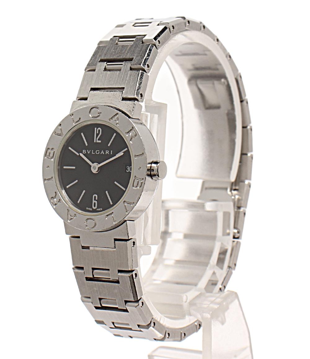 BVLGARI 腕時計 クオーツ ブラック BB23SS レディース ブルガリ