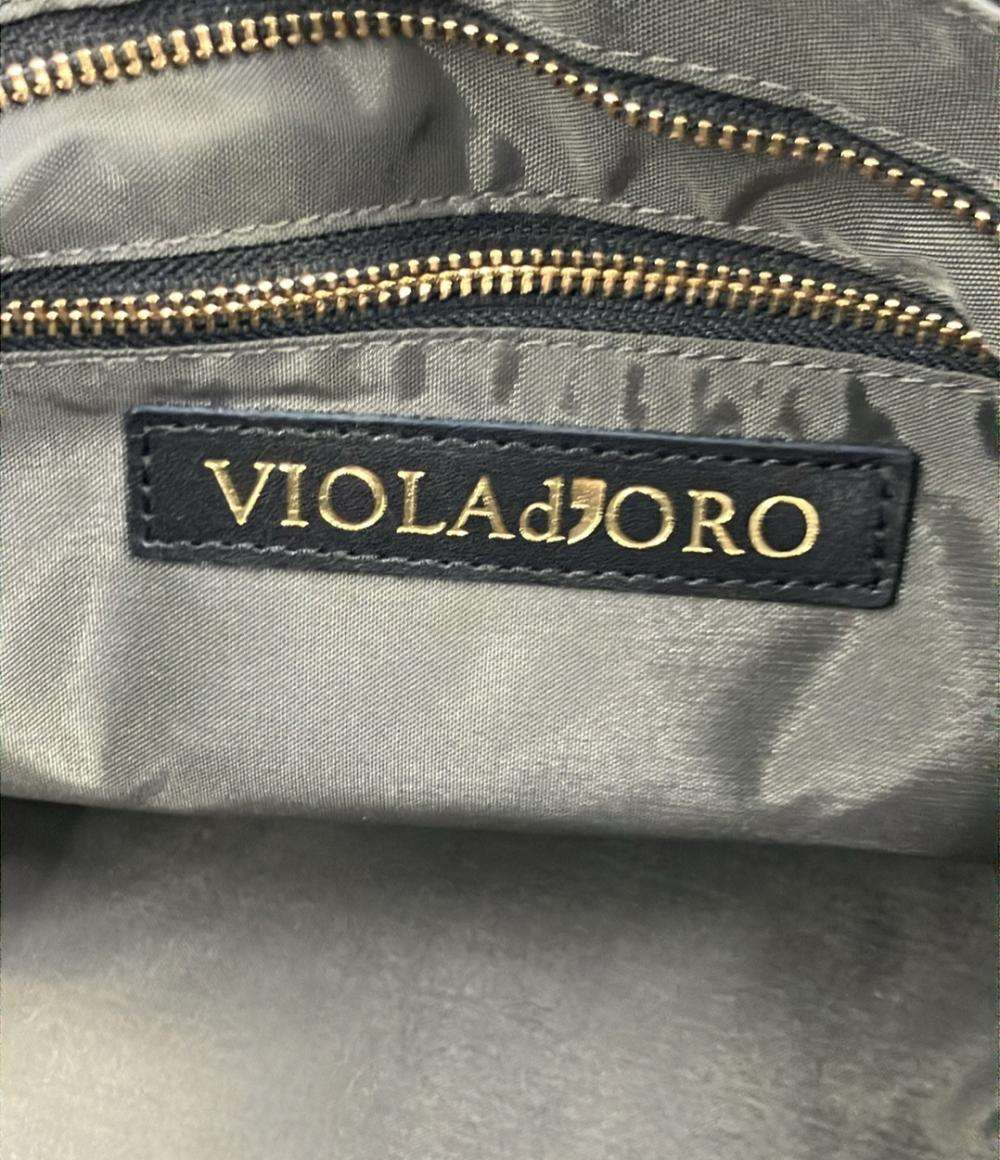 VIOLAd'ORO トートバッグ 迷彩柄 カモフラ柄 レディース ヴィオラドーロ
