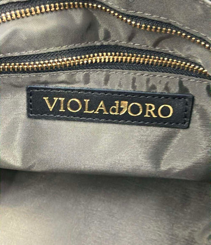 VIOLAd'ORO トートバッグ 迷彩柄 カモフラ柄 レディース ヴィオラドーロ