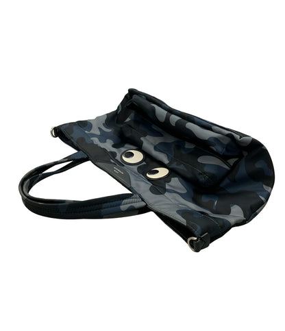 Anya Hindmarch 2WAY ハンドバッグ ショルダーバッグ 迷彩柄 カモフラ柄 アイズ レディース アニヤ・ハインドマーチ