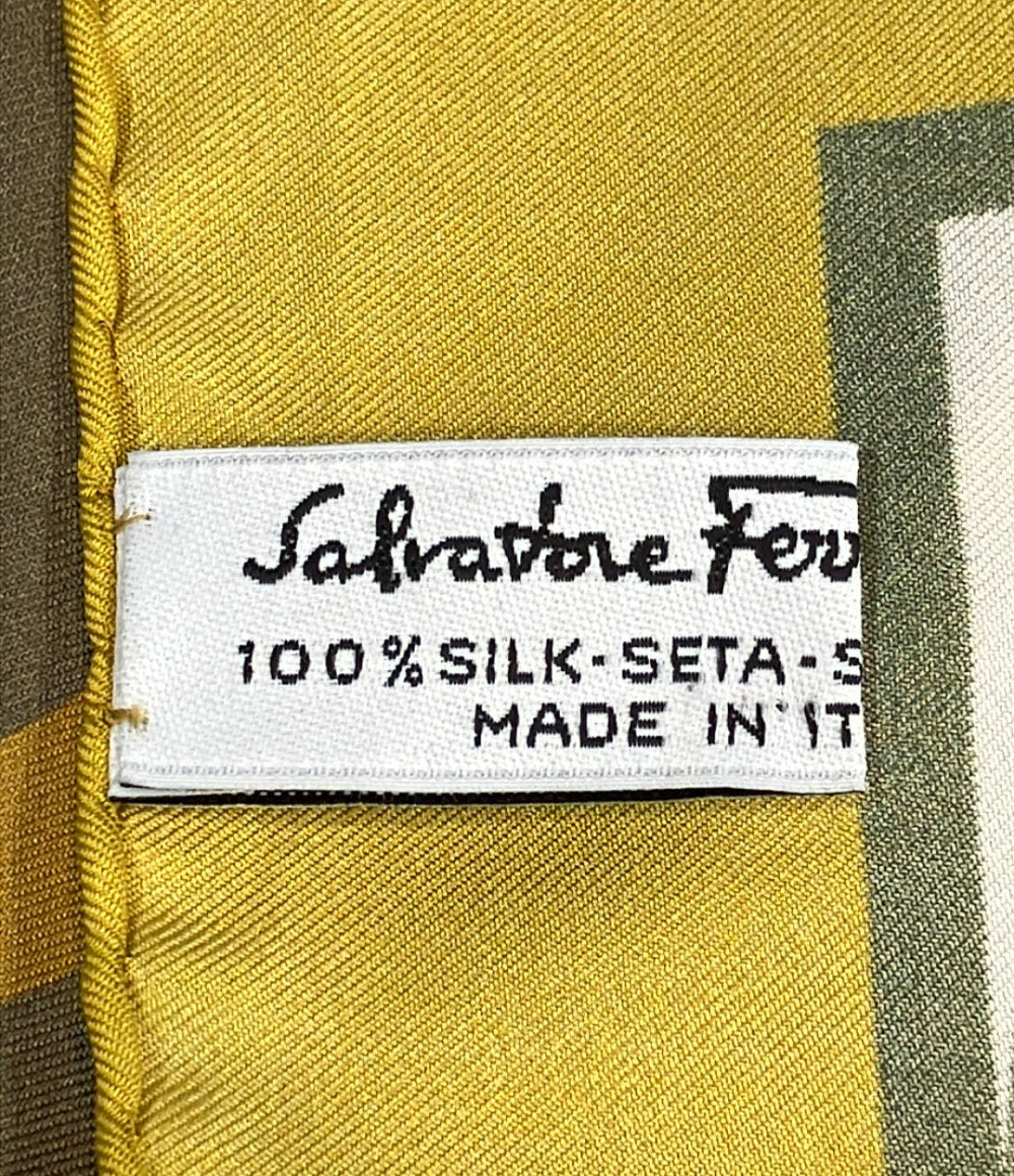 Salvatore Ferragamo スカーフ シルク100% ガンチーニ レディース サルヴァトーレフェラガモ