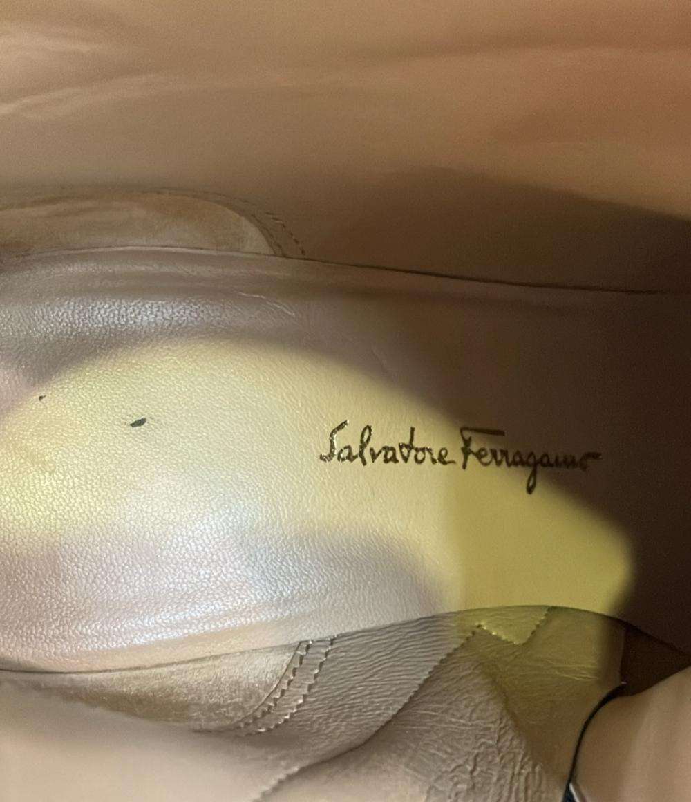Salvatore Ferragamo ショートブーツ サイドジップ レディース SIZE 5 1/2 D (23cm) サルバトーレフェラガモ