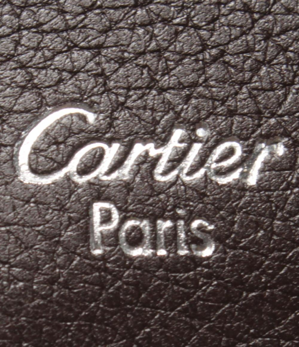 美品 カルティエ 二つ折り財布 メンズ Cartier