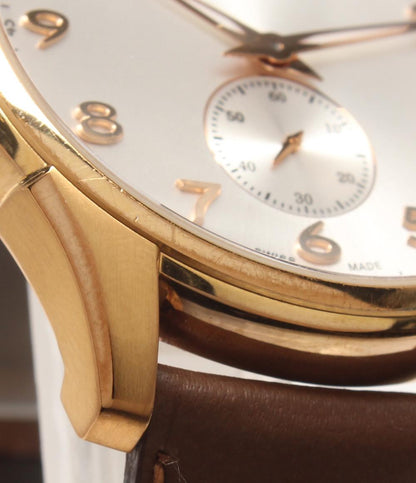 HAMILTON 腕時計 ジャズマスター シンライン クオーツ シルバー H384410 メンズ ハミルトン