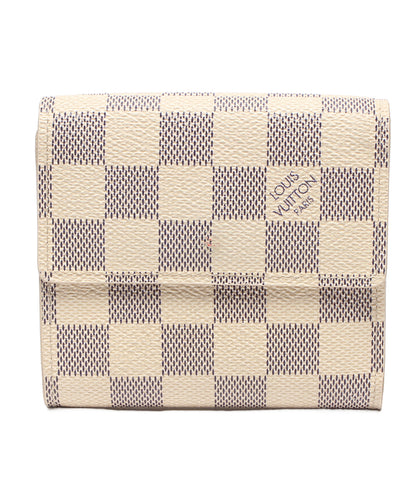LOUIS VUITTON Wホック三つ折り財布 ポルトフォイユ エリーズ ダミエアズール N61733 レディース メンズ ルイ・ヴィトン