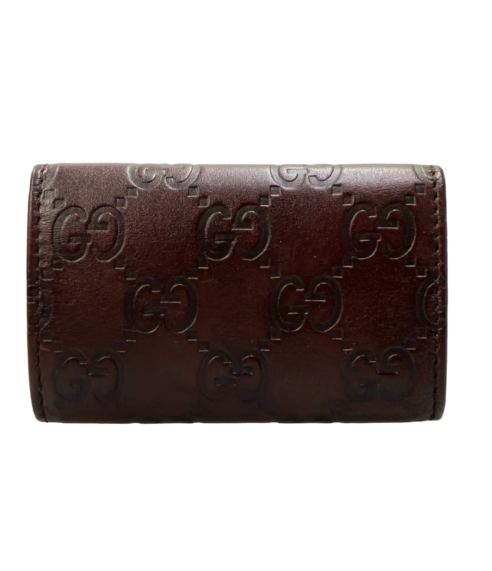 美品 GUCCI 6連キーケース グッチシマ 188098 0416 レディース グッチ