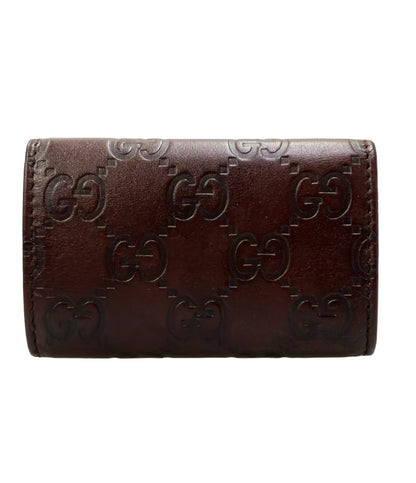 美品 GUCCI 6連キーケース グッチシマ 188098 0416 レディース グッチ