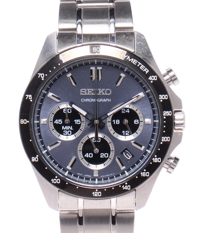 SEIKO 腕時計 クオーツ ブルー 8T63-00D0 メンズ セイコー