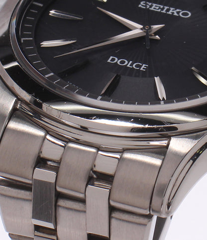 SEIKO 腕時計 ソーラー ブラック 7B24-0AV0 メンズ セイコー