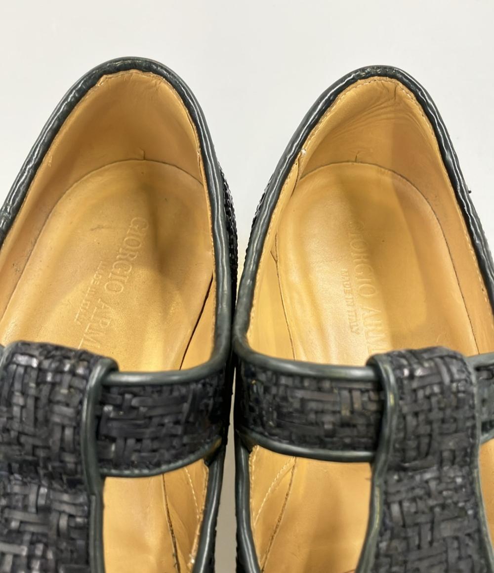 GIORGIO ARMANI Tストラップシューズ メンズ SIZE 7 ジョルジオアルマーニ