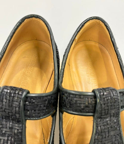 GIORGIO ARMANI Tストラップシューズ メンズ SIZE 7 ジョルジオアルマーニ
