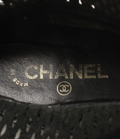 CHANEL ショートブーツ レディース SIZE 37 1/2 シャネル