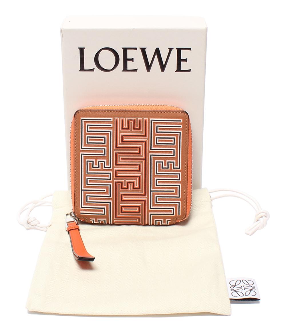 ロエベ ラウンドファスナー 二つ折り財布 レディース LOEWE