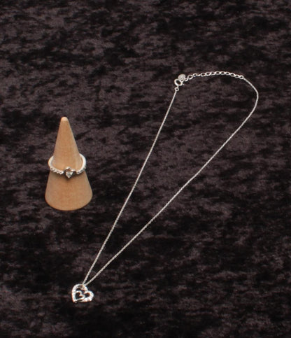 canal4℃ リング 指輪 ネックレス SV ハートモチーフ 2点セット レディース カナルヨンドシー