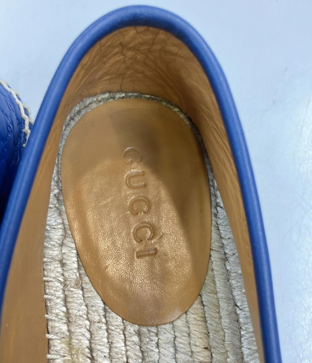 美品 グッチ スリッポン エスパドリーユ GG柄 メンズ SIZE 4 1/2 (XS) GUCCI