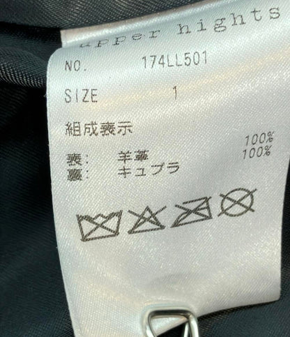 Upper hights ライダースジャケット 羊革 174LL501 レディース SIZE 1 (S) アッパーハイツ