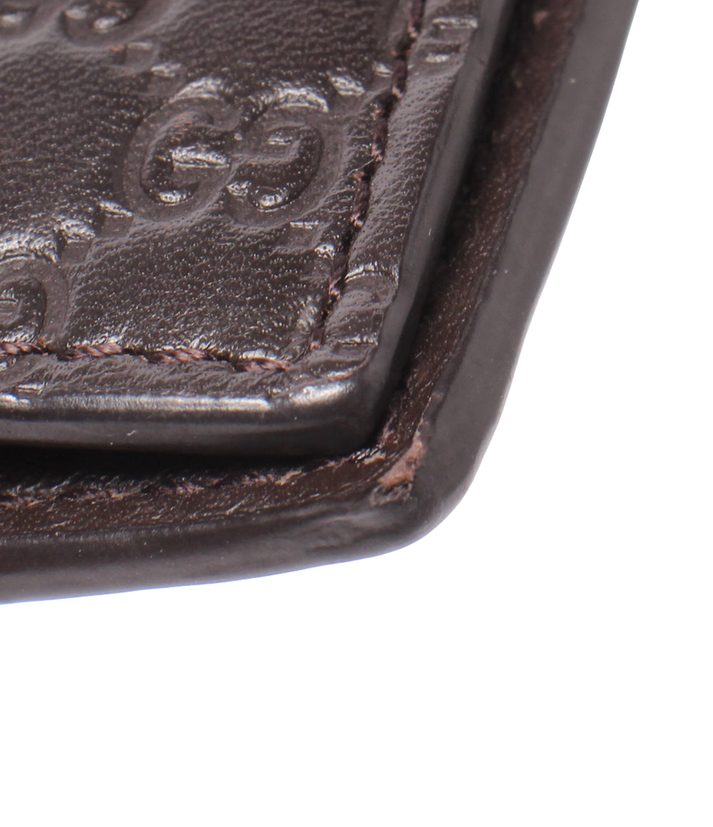 GUCCI 二つ折り財布 マイクログッチシマ 292533 525040 メンズ グッチ