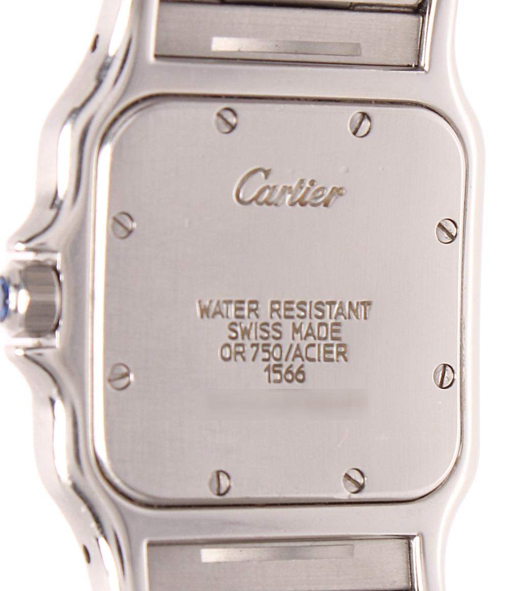 Cartier 腕時計 サントス ガルベ LM クオーツ W20011C4 メンズ カルティエ