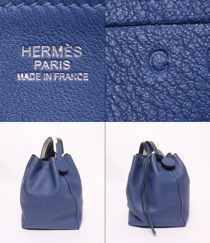 HERMES ショルダーバッグ 肩掛け シルバー金具 C刻印 リコル エルメス 17 レディース エルメス