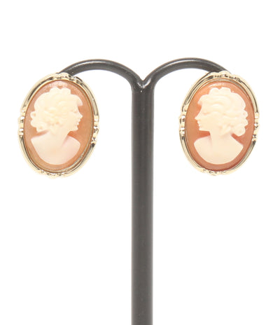 美品 CAMEO ITALIANA イヤリング カメオ レディース